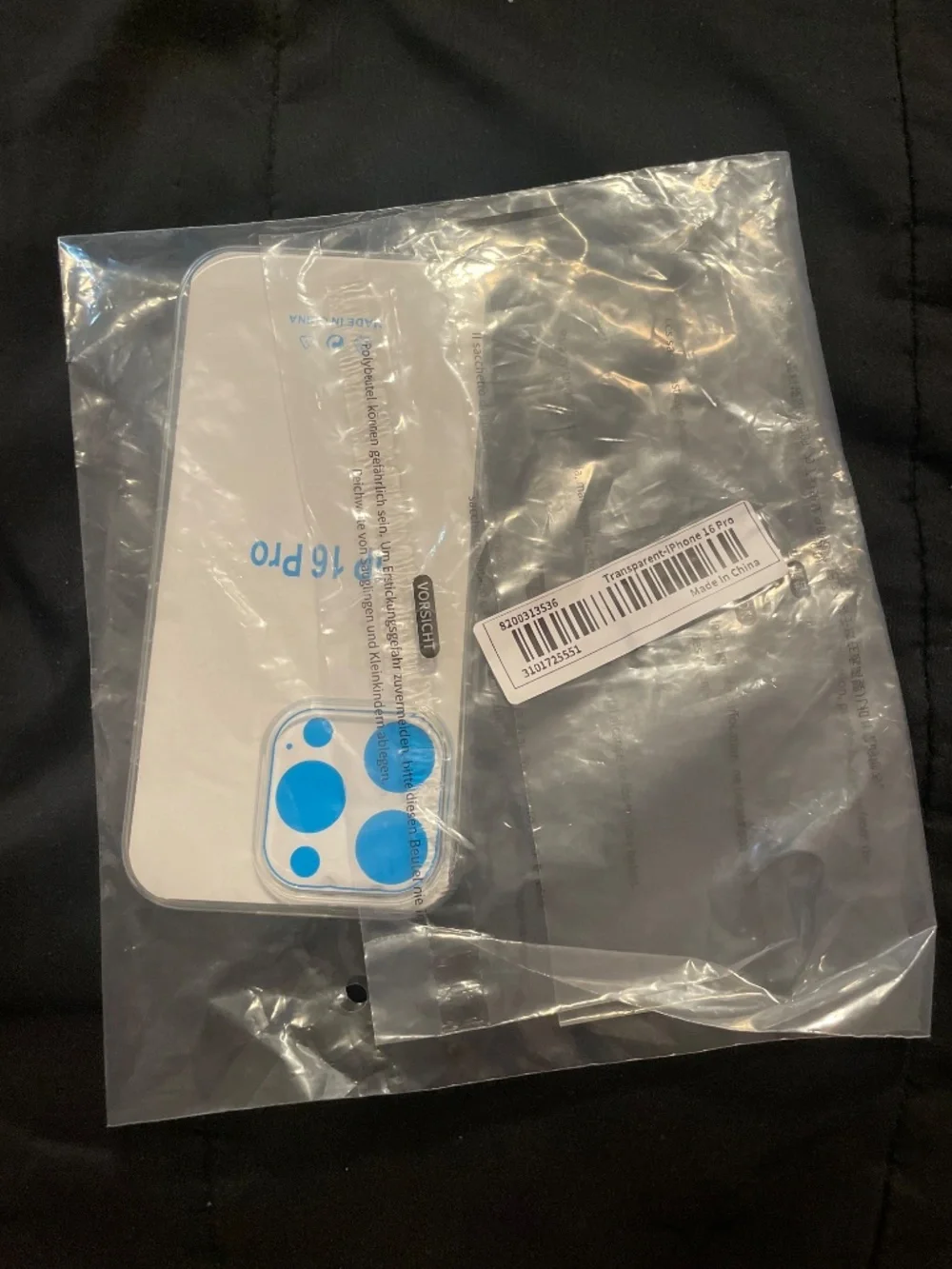 iPhone 16 Pro Clear Case New Sealed Transparent - As Pictured